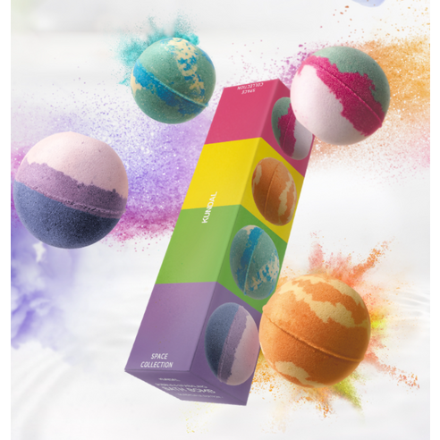  쿤달 배쓰밤 입욕제 스페이스컬렉션 4종 세트, 800g, 1개 