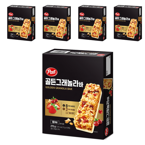포스트 골든 그래놀라 바, 270g, 5개
