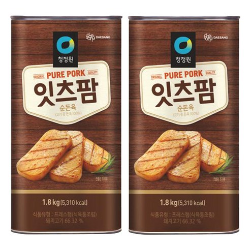 대상 청정원 잇츠팜, 1.8kg, 2개
