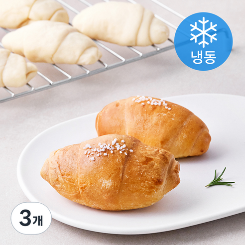베이켓 유니온트리 통버터 알프스 소금빵 생지 (냉동), 70g, 4개입, 3개