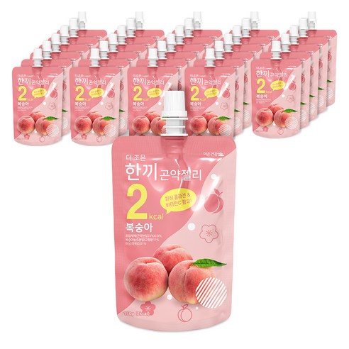 더존건강 더 조은 한끼곤약젤리 복숭아, 150g, 30개