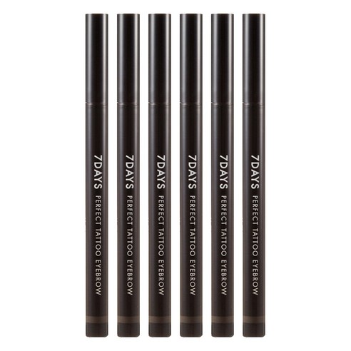 토니모리 7DAYS 퍼펙트 타투 아이브로우 틴트 0.4g, 04 다크브라운, 6개