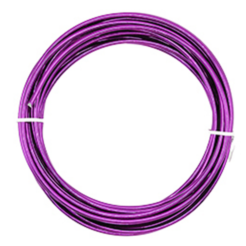 수공예 컬러 철사 3mm, 12 퍼플, 1개