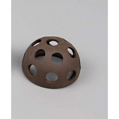 내 어항 속 작은 친구들을 위한 완벽한 휴식처, 반원타공 은신처 ST-309 다크브라운