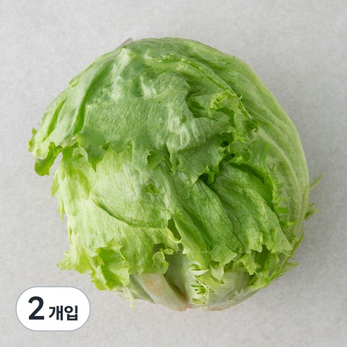 국내산 친환경 양상추, 1개입, 2개