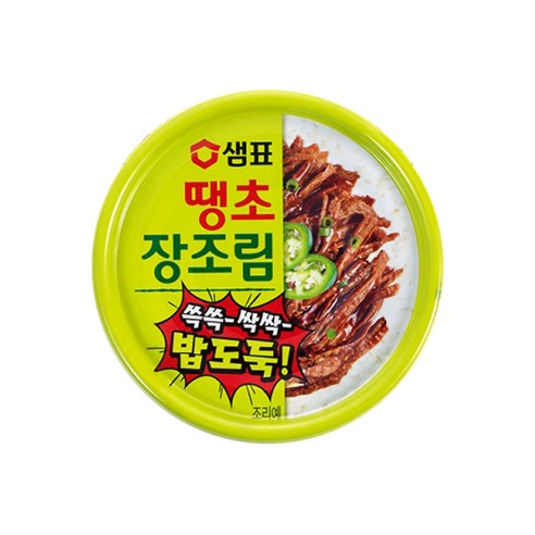 샘표 땡초 장조림 통조림, 90g, 1개