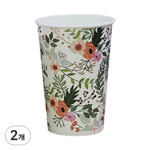 투고팩 종이컵 플라워 390ml, 200개입, 2개