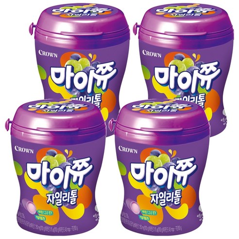 마이쮸 자일리톨 포도, 110g, 4개