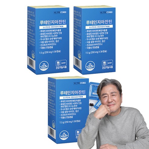 뉴트리코어 루테인지아잔틴, 30정, 3개