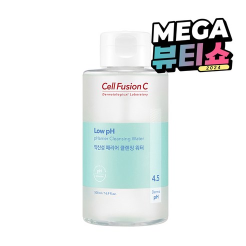 셀퓨전씨 약산성 패리어 클렌징워터, 1개, 500ml