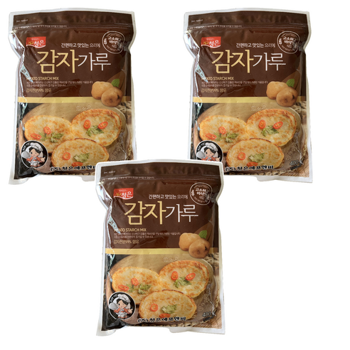 청은에프엔비 감자전분, 3개, 400g