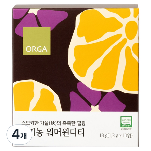 ORGA 유기농 워머윈디티, 1.3g, 10개입, 40개, 1.3g