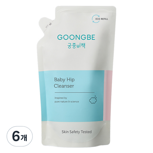 궁중비책 베이비 엉덩이 클렌저 리필, 250ml, 6개