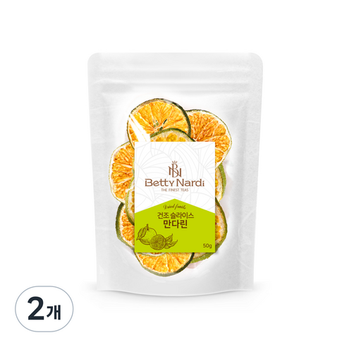 베티나르디 건조과일 슬라이스 만다린, 50g, 2개, 1개입
