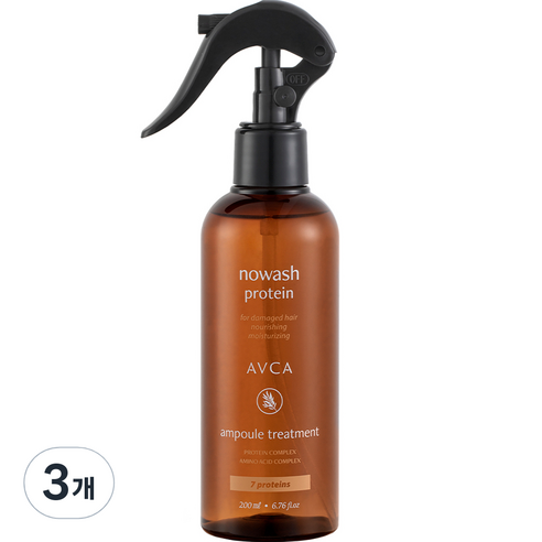 아브카 노워시 단백질 앰플 트리트먼트, 200ml, 3개
