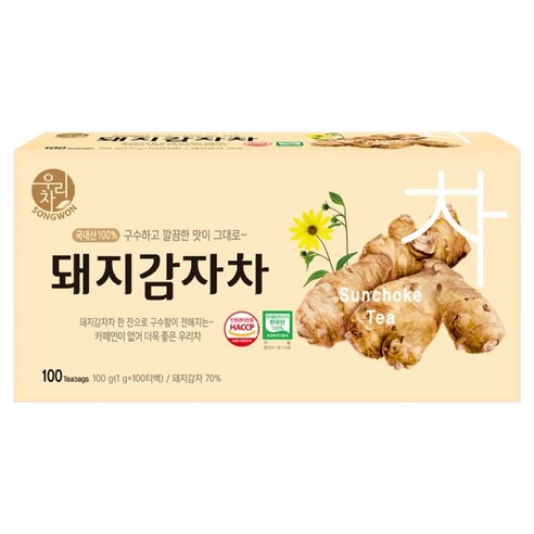 우리차 돼지감자차, 1g, 100개입, 1개