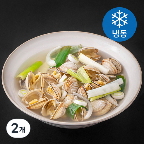 해물사령부 푸짐한 동죽 조개탕 밀키트 (냉동), 2개, 500g