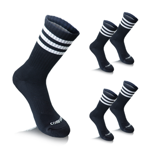 컴프로 여성용 스포즈 장목 이중쿠션 기능성 쿨맥스 양말 5족 세트