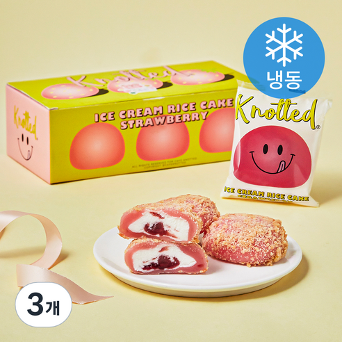 노티드 딸기 크림떡 6개입 (냉동), 360g, 3개