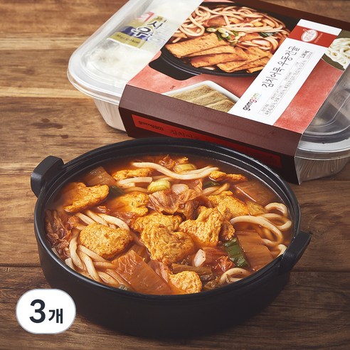 곰곰 김치어묵 우동전골 (냉동), 1.08kg, 3개