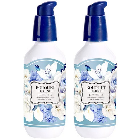 부케가르니 딥퍼퓸 헤어세럼 클린솝, 100ml, 2개