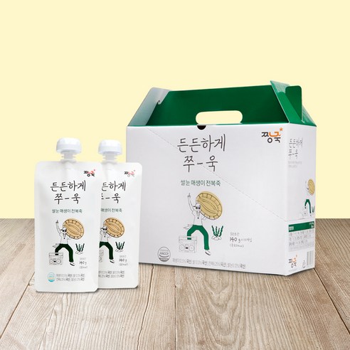 짱죽 쌀눈 매생이 전복죽 스파우트형, 140g, 10개