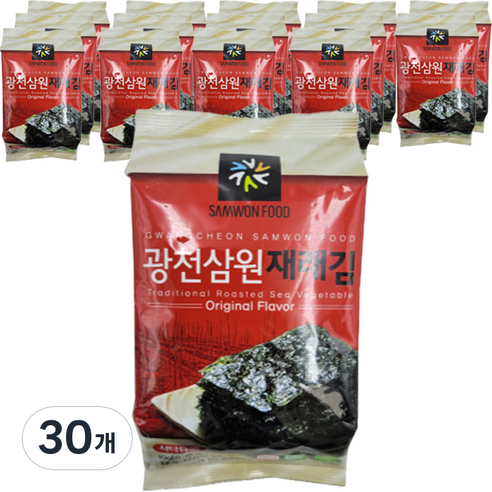 삼원 광천 재래 식탁김 15p, 10g, 30개
