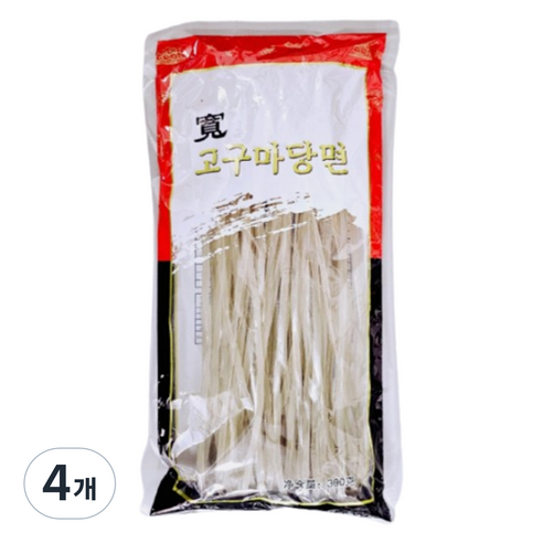 용차 넓은 고구마 당면, 4개, 300g