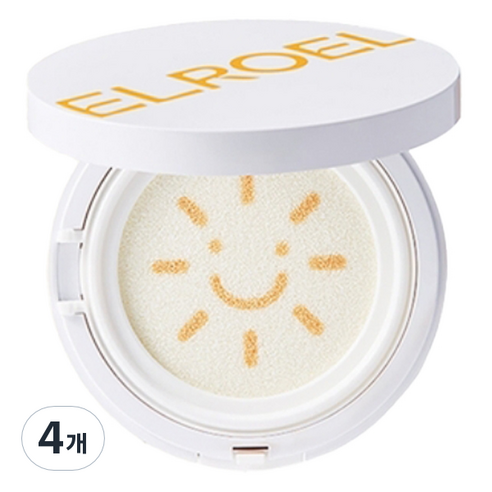 엘로엘 팡팡 빅 선쿠션 S9 SPF50+ PA++++, 4개, 25g