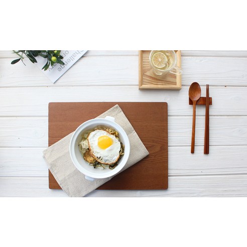 자연의 숨결이 깃든 식탁, 아카시아 우드 테이블매트 2p