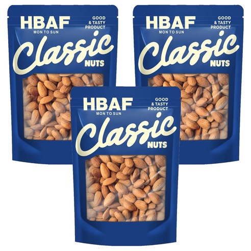 바프 클래식넛츠 구운 아몬드, 1kg, 3개