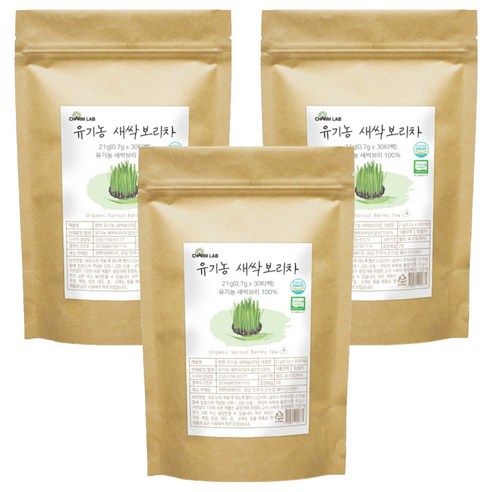 참랩 유기농 새싹보리차, 0.7g, 30개입, 3개