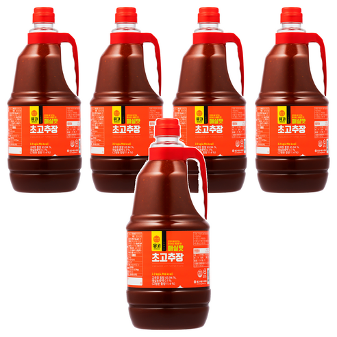 몽고식품 매실맛 초고추장, 5개, 2.2kg