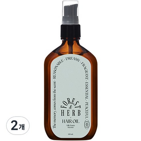 오디드 밀크프로틴 인텐시브 헤어오일 포레스트허브, 100ml, 2개