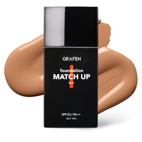 그라펜 매치업 파운데이션 40ml, 24 Tan, 1개