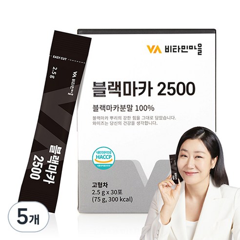 비타민마을 블랙마카 2500, 75g, 5개