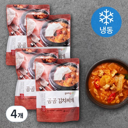 곰곰 김치찌개 (냉동), 500g, 4팩