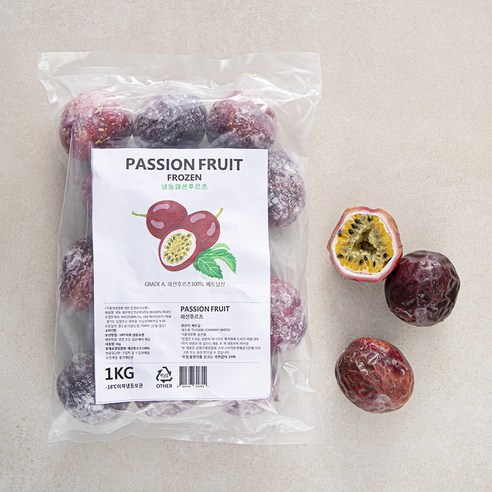 냉동 패션 후르츠로 집에서 즐기는 새콤달콤한 행복!