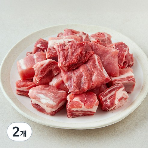 곰곰 한돈 갈비찜용 (냉장), 500g, 2개