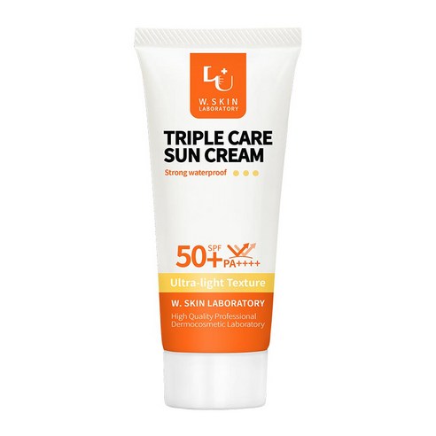 더블유피부연구소 트리플케어 선크림 SPF50 PA++++, 60g, 1개 아이오페선크림