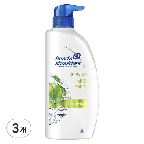 헤드앤숄더 애플 프레쉬 컨디셔닝 린스, 850ml, 3개