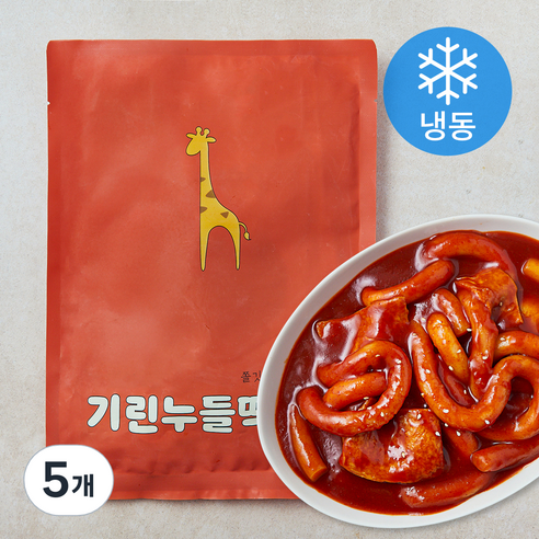 기린누들떡볶이 (냉동), 480g, 5개
