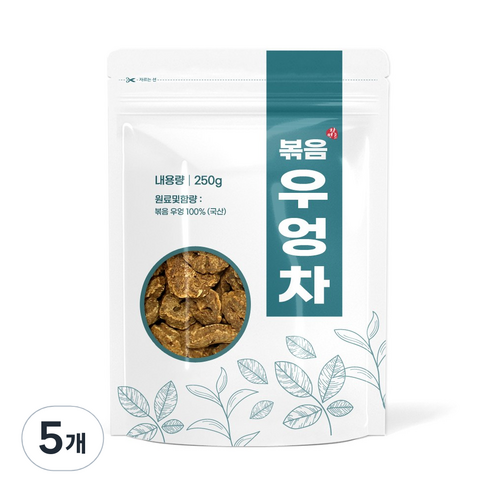 볶음 우엉차, 250g, 1개입, 5개