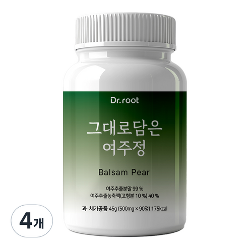 닥터루트 그대로담은 여주정 90정, 4개, 45g