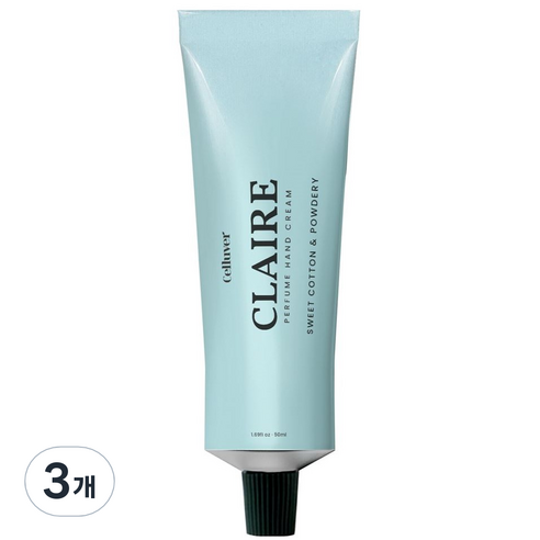 셀러버 시어버터 퍼퓸 핸드크림 클레어, 50ml, 3개
