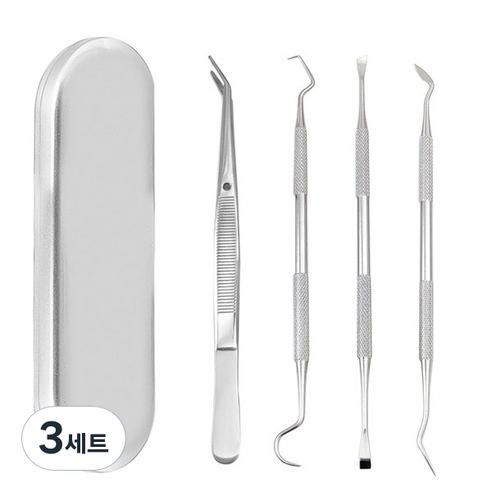 발톱 큐렛 4종 세트, 3세트