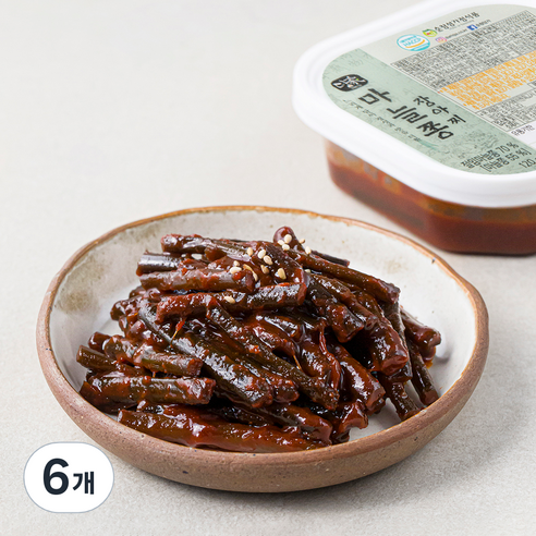 성가정식품 마늘쫑 장아찌, 120g, 6개