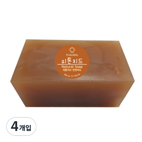 프로버블리 편백 중성비누, 500g, 4개입