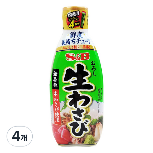 에스엔비 오로시 와사비, 175g, 4개