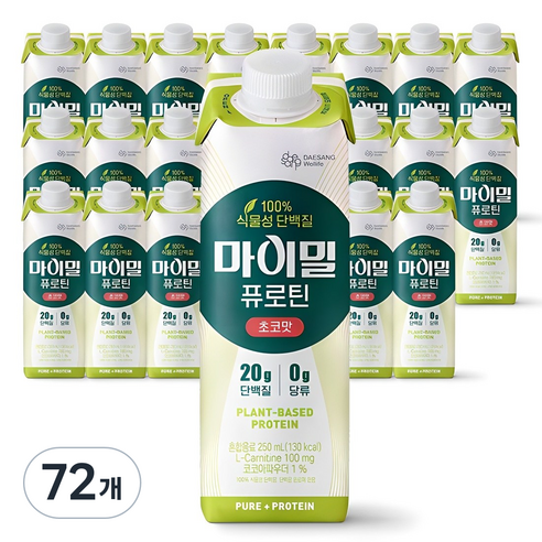 마이밀 퓨로틴 초코맛, 250ml, 72개